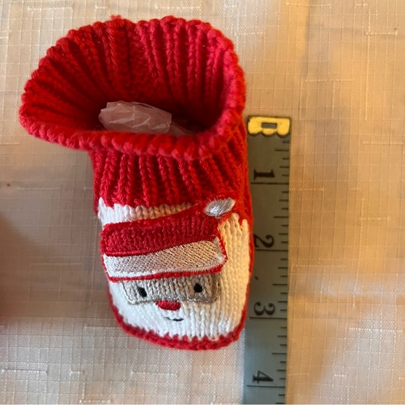 Santa Booties Christmas Baby Infant Stocking Stuffer - Picture 5 of 10